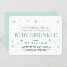 Twinkle Twinkle Pequeña Estrella Mint Boy Baby Spr
