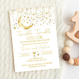 Invitación Twinkle twinkle pequeña estrella pequeña ducha beb