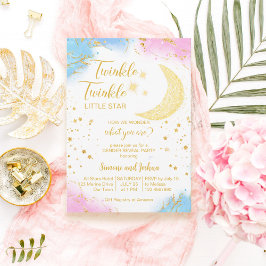 Invitación Twinkle twinkle pequeño estrella de género revelar