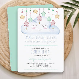 Invitación Twinkle Twinkle Star y Revelación de Género Nube V