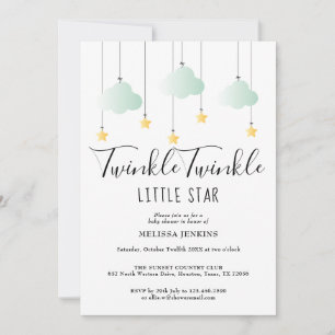 Invitación Twinkle Twinkle Todo En Uno Fiesta de Sprinkles pa