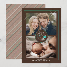 Invitación Twinkling Luces calientes Noches de cacao Dos foto