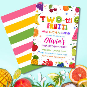 Invitación Two-tti Frutti Such a Cutie, 2ND Frutas Verano