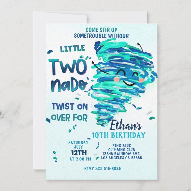 Invitación twonado (Anverso)