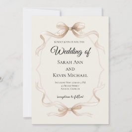 Invitación Tying the Knot Wedding Invitation