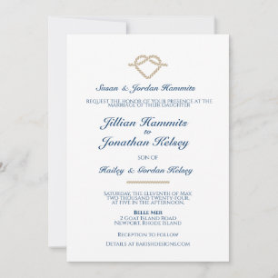 Invitación Tying the Knot - Wedding Invitation