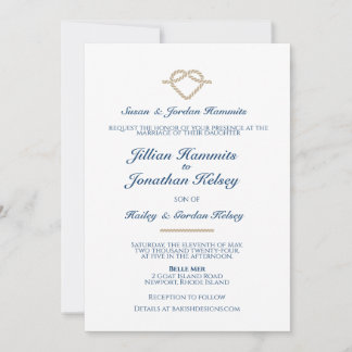 Invitación Tying the Knot - Wedding Invitation