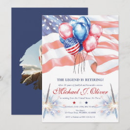 Invitación U.S. Military Retirement Invitation