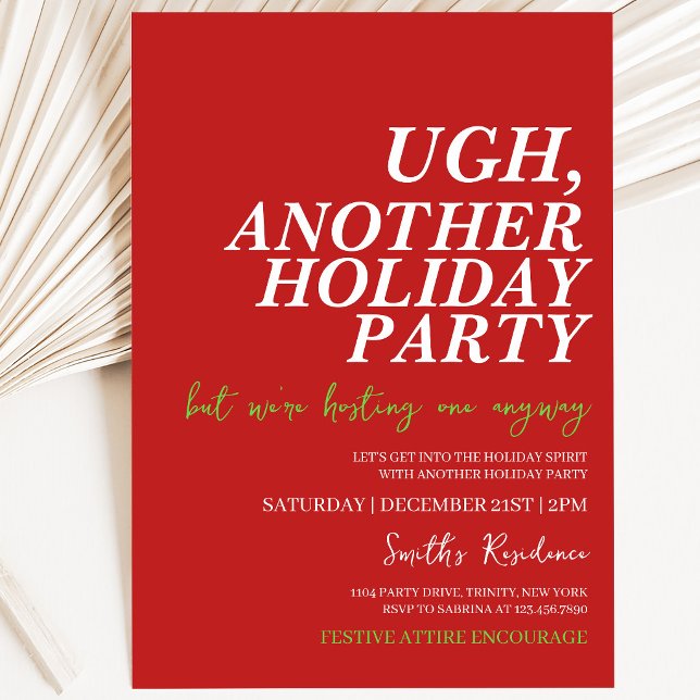 Invitación Uf Otra Fiesta Navideña (Subido por el creador)