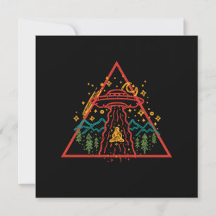 Invitación UFO Alien Abduction Aliens Mountain Nature Illumin