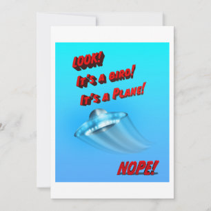 Invitación UFO Volando un UAP de Saucer fuera de este mundo