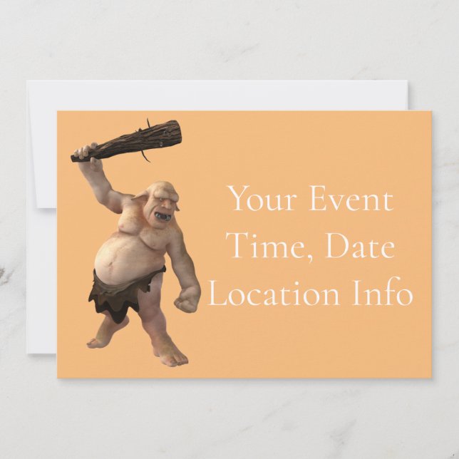 Invitación Ugly Troll Thunder_Cove (Anverso)