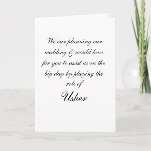 Invitación Ujier