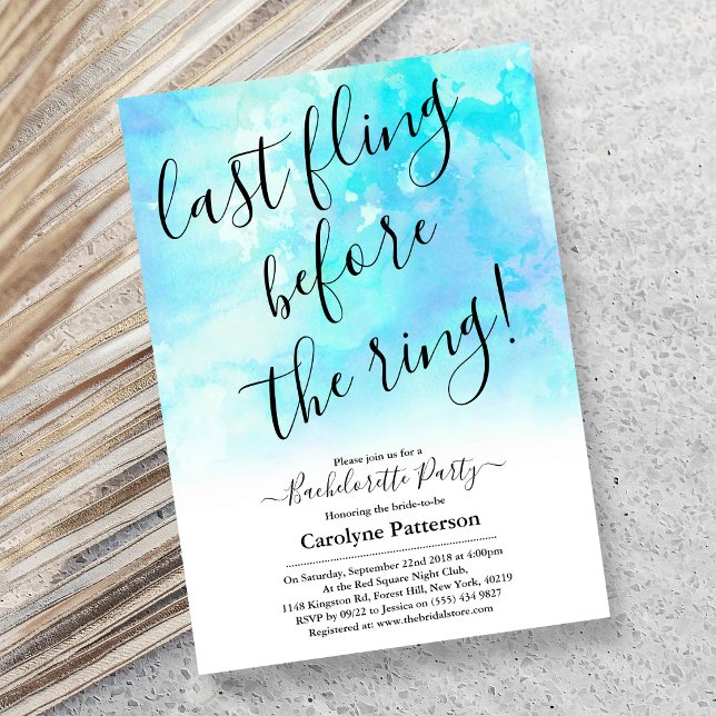 Invitación Última aventura antes de la boda de soltera (Subido por el creador)