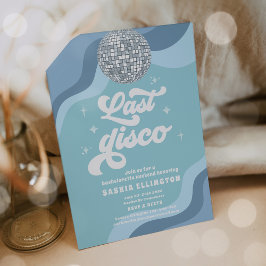 Invitación Última Disco Retro 70 Bachelorette Fin de Semana I