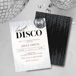 Invitación Última discoteca Glitz & Glam Bachelorette Party I