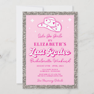 Invitación Última fiesta de Bachelorette de Rodeo