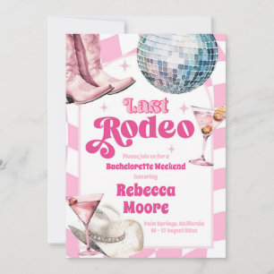 Invitación Última Fiesta de Bachelorette de Rodeo Nashville