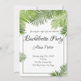 Invitación Última huida antes de la bestia de la bachillerato