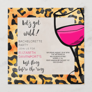 Invitación Última Noche Antes Del Anillo Fiesta de Despedida 