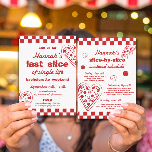 Invitación Última sección del fin de semana de soltera de la 