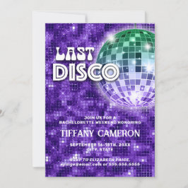 Invitación Última Soltera Disco