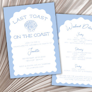 Invitación Última Tostada En El Fin De Semana De Bachelorette