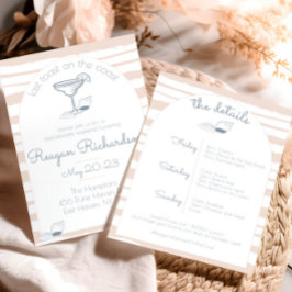 Invitación Última tostada en el fin de semana de la Bachelore