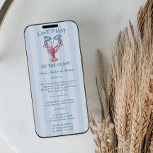 Última tostada en la Bachelorette Itinerario de Co