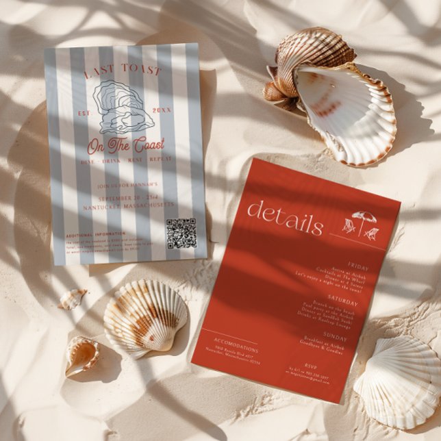 Invitación Última tostada en la Costa de la Bachelorette Week (Subido por el creador)