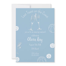 Última tostada en la ducha costera de solteros,