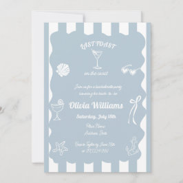 Invitación Última tostada en la fiesta de la bachillerato de 