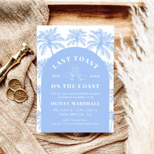 Invitación Última tostada en la fiesta de la soltera costera