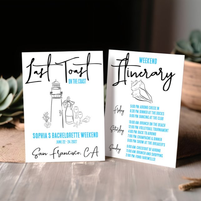 Invitación Última tostada en la fiesta de soltera de fin de s (Subido por el creador)