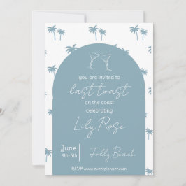 Invitación Última tostada en la soltera costera