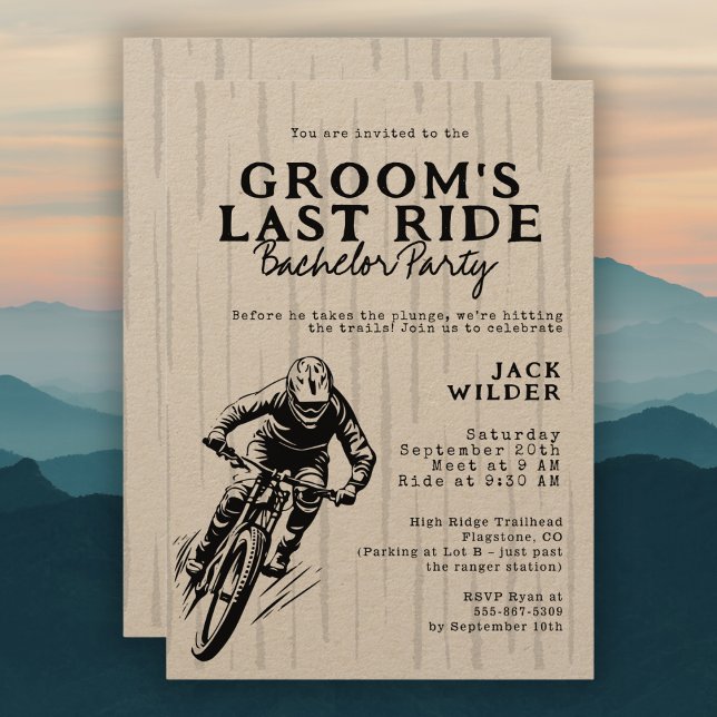 Invitación Última travesía de Groom (Subido por el creador)