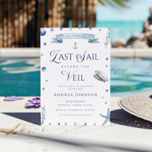 Invitación Última Vela Antes de la Velada Despedida de Solter
