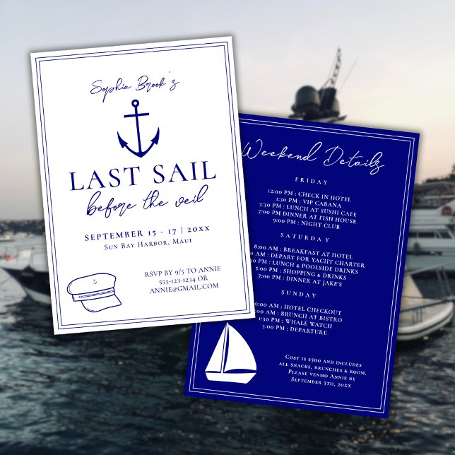 Invitación Última Vela Antes del Fin de Semana de Despedida d (Subido por el creador)