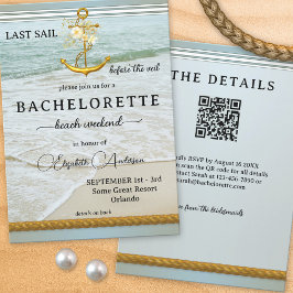 Invitación Última vela antes del fin de semana de la bachille