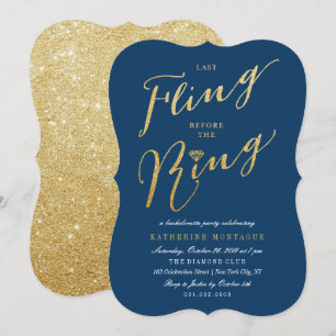 Invitación Última Vuelta Antes De La Fiesta De La Bachelorett