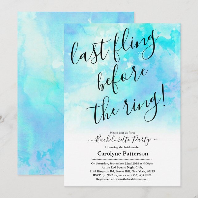 Invitación Última Vuelta Antes De La Fiesta De La Bachillerat (Anverso / Reverso)