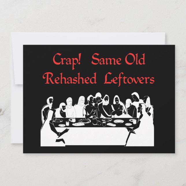 Invitación Últimas sobras (Anverso)