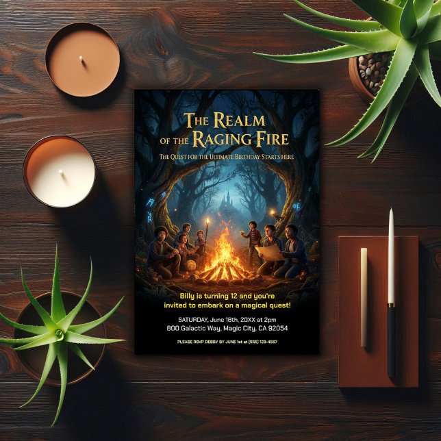 Invitación Ultimate Quest Adventure Birthday Party (Subido por el creador)