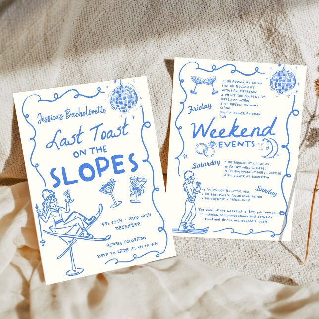 Invitación Último brindis en las pistas Fin de semana de desp (Subido por el creador)