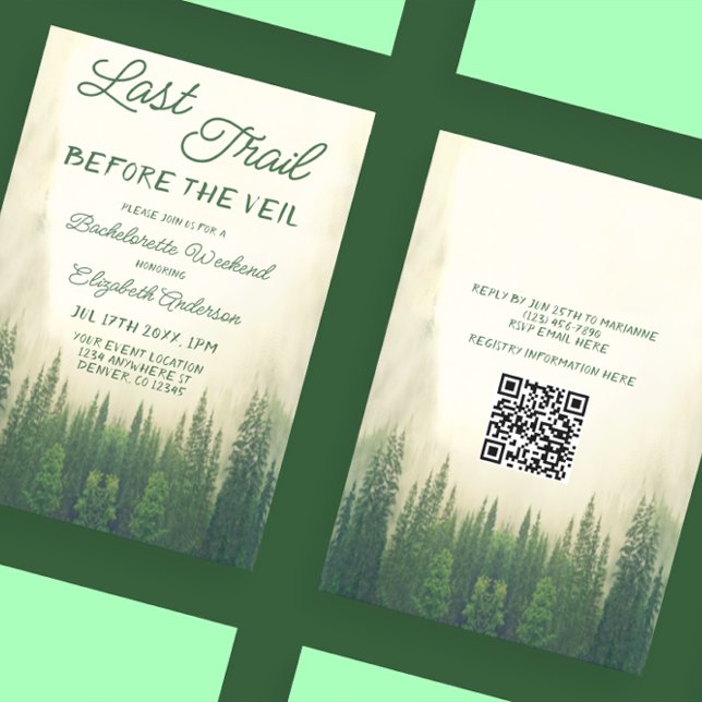 Invitación Último Camino Antes De La Bachelorette Del Velo (Subido por el creador)