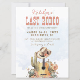 Invitación Último fin de semana de soltera de vaquera de Rode