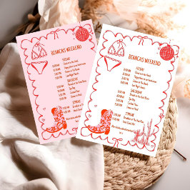 Invitación Último rodeo Fiesta de fin de semana de Bacheloret