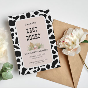 Invitación Último Rodeo-Jovencita Bachelorette Fin de Semana 