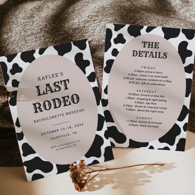 Invitación Último Rodeo-Jovencita Bachelorette Fin de Semana  (Subido por el creador)