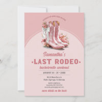 Último Rodeo Rubor Rosa Boots Weekend